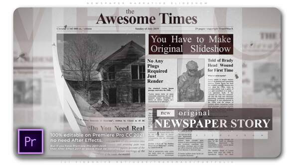 Newspaper Narrative Slideshow（363638）-技能树